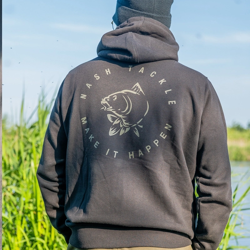 Nash Make It Happen Carp Logo Hoody Black